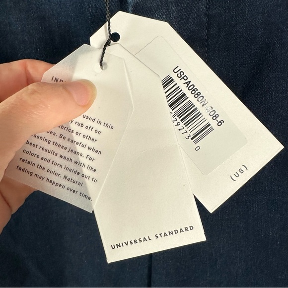 NWT Universal Standard Carrie High Rise Wide Leg Jeans 6 - Picture 5 of 8